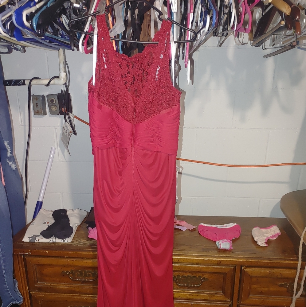 Brides made dress